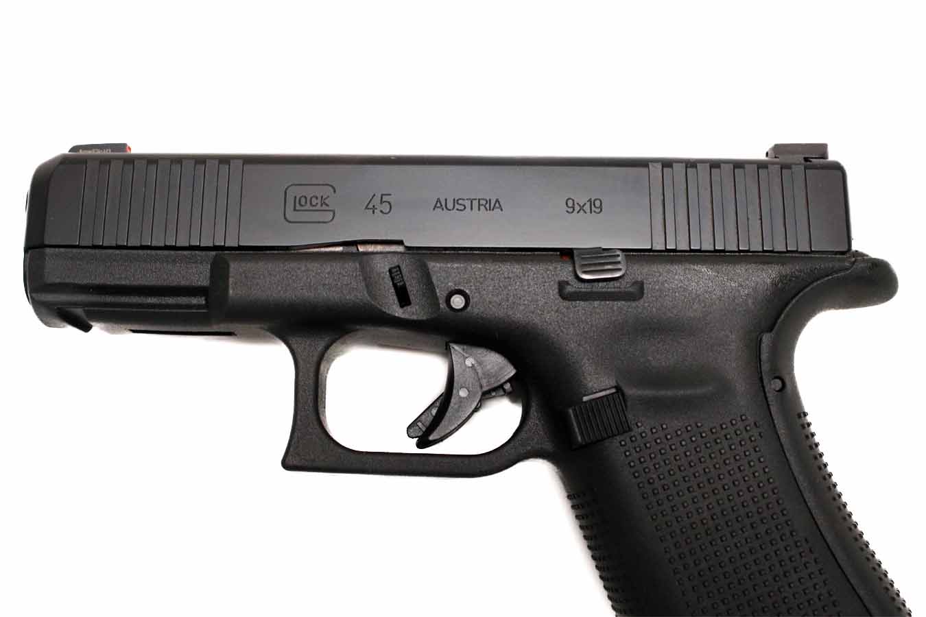 GLOCK G45 9mm Police Trade-In Pistols with Night Sights (Very Good Condition)